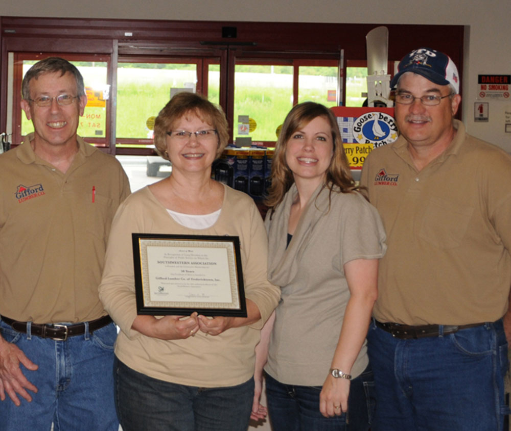 History Gifford Lumber Company Inc.