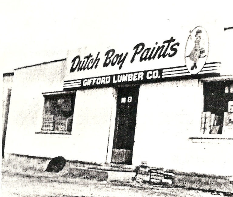 History Gifford Lumber Company Inc.