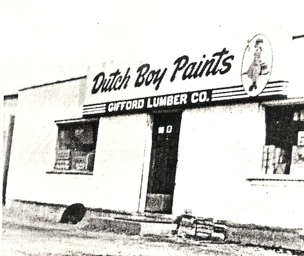 History Gifford Lumber Company Inc.